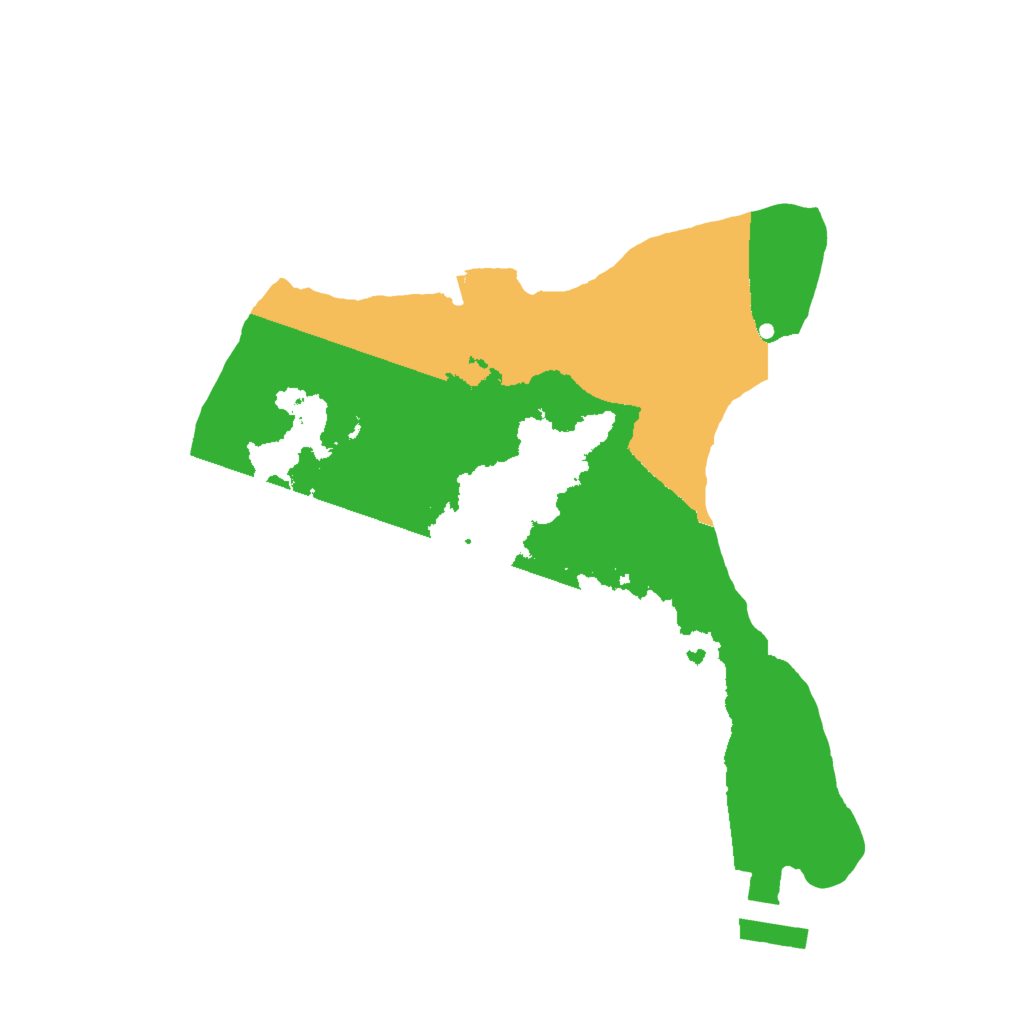 Biome Rust Map: Procedural Map, Size: 2000, Seed: 707418276