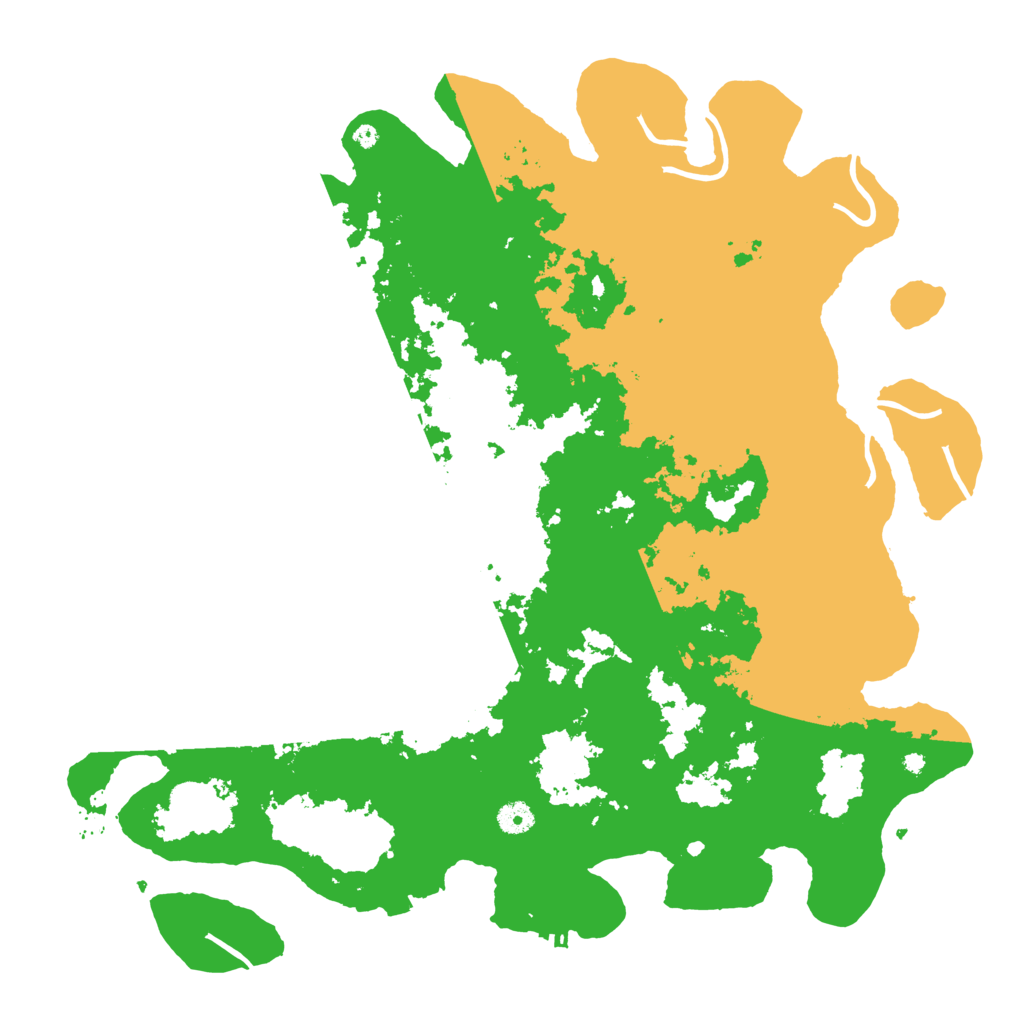 Biome Rust Map: Procedural Map, Size: 4500, Seed: 1765668503