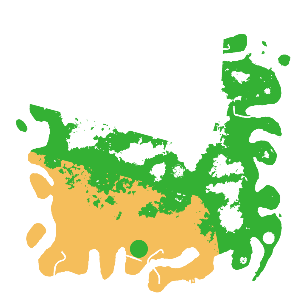 Biome Rust Map: Procedural Map, Size: 4500, Seed: 292132826