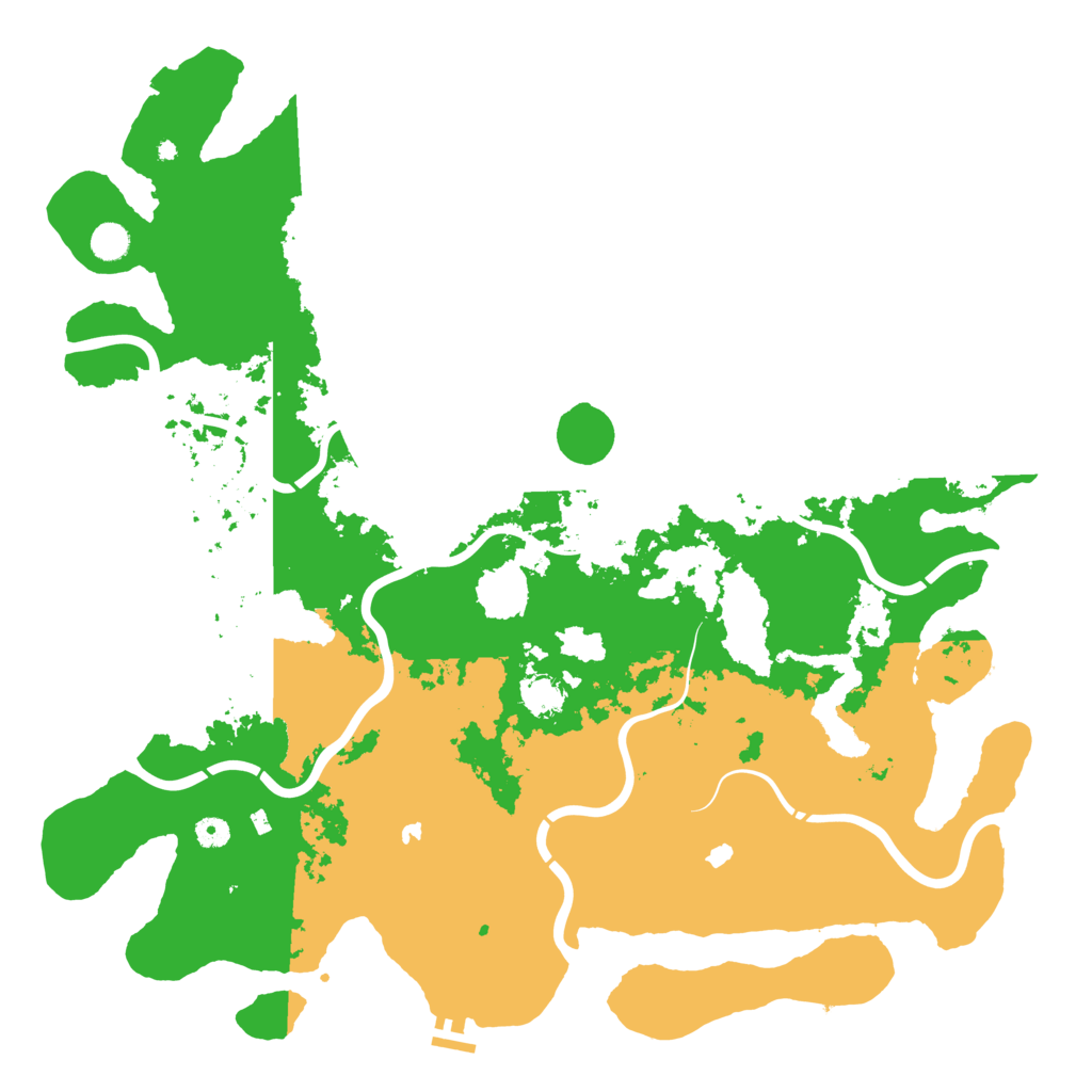 Biome Rust Map: Procedural Map, Size: 5000, Seed: 665790120
