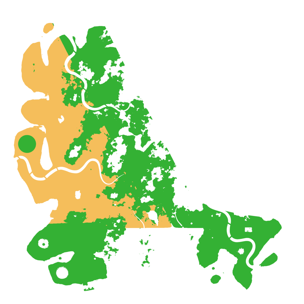 Biome Rust Map: Procedural Map, Size: 4500, Seed: 1595621197
