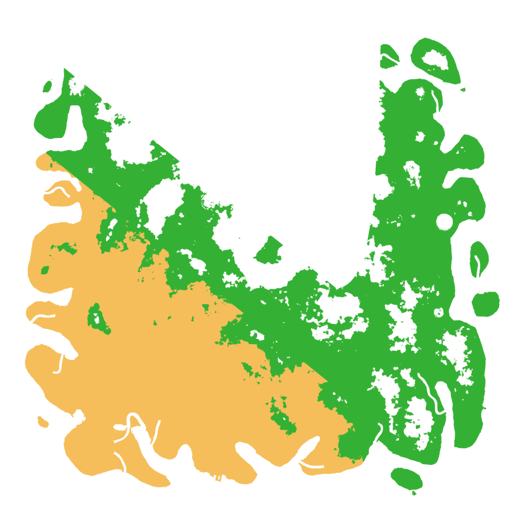 Biome Rust Map: Procedural Map, Size: 5500, Seed: 6543251