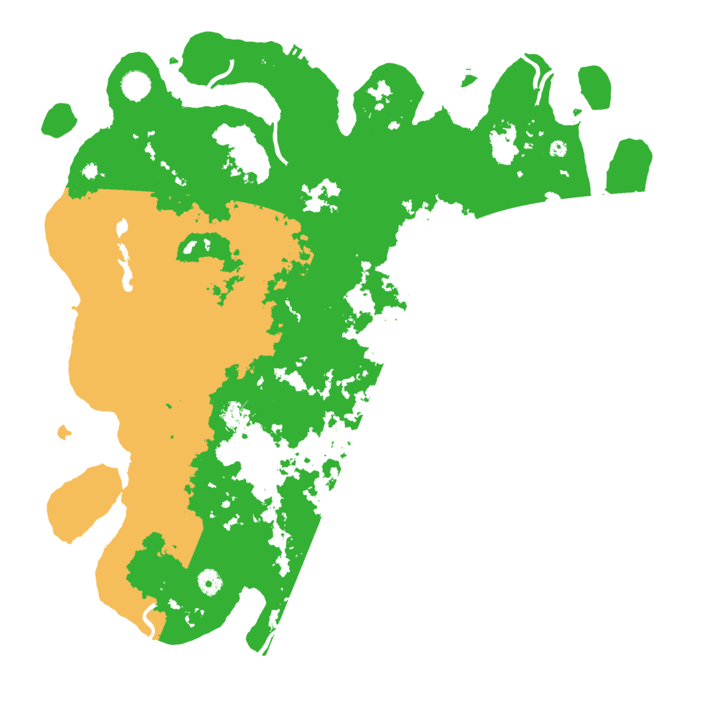 Biome Rust Map: Procedural Map, Size: 4250, Seed: 357495
