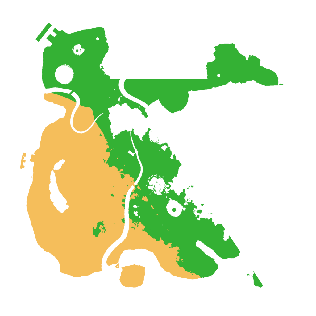 Biome Rust Map: Procedural Map, Size: 3000, Seed: 946142003