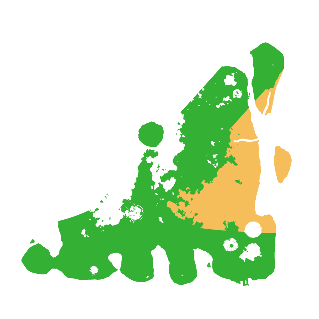 Biome Rust Map: Procedural Map, Size: 3500, Seed: 1666774344