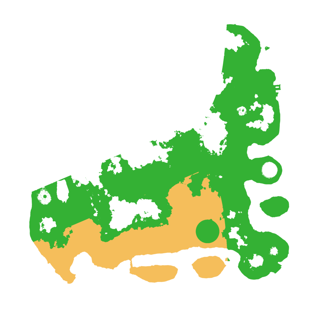 Biome Rust Map: Procedural Map, Size: 3500, Seed: 2049998241