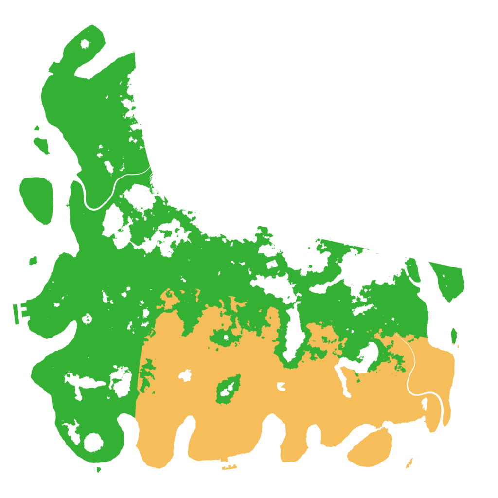 Biome Rust Map: Procedural Map, Size: 5000, Seed: 65409380