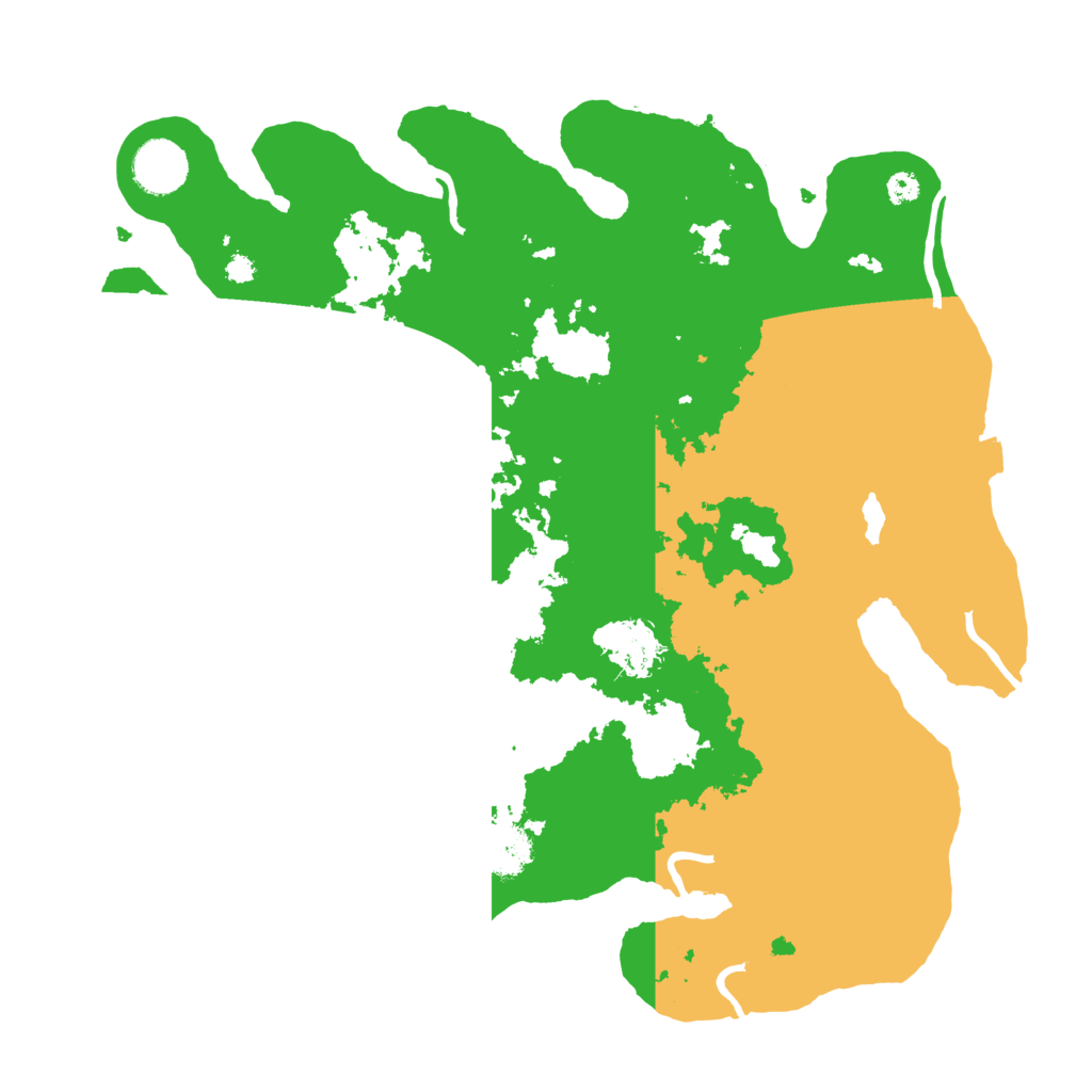 Biome Rust Map: Procedural Map, Size: 3500, Seed: 1825837508