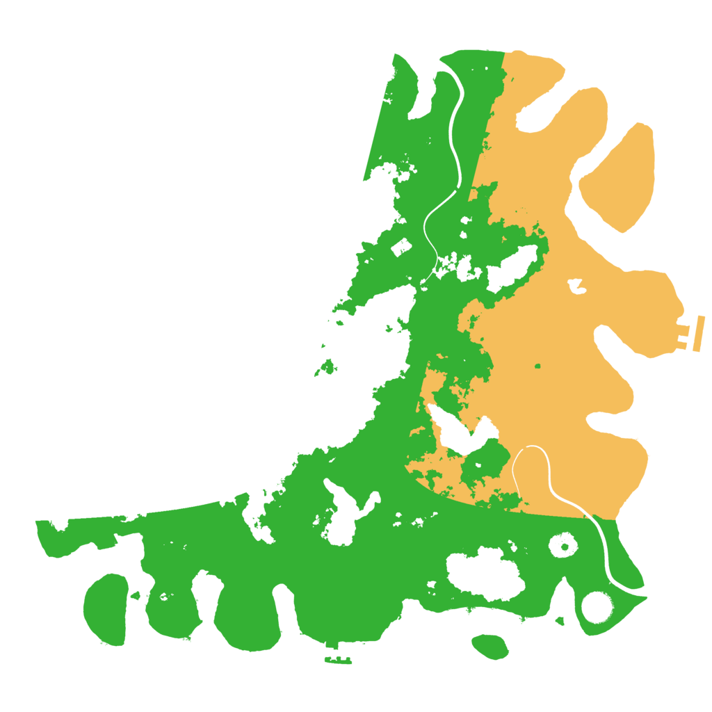 Biome Rust Map: Procedural Map, Size: 4000, Seed: 19524