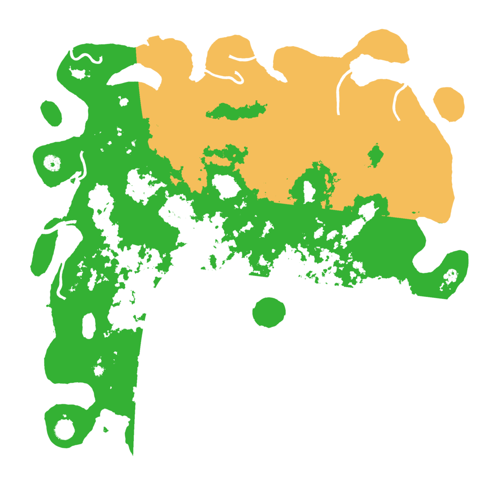 Biome Rust Map: Procedural Map, Size: 4500, Seed: 45765