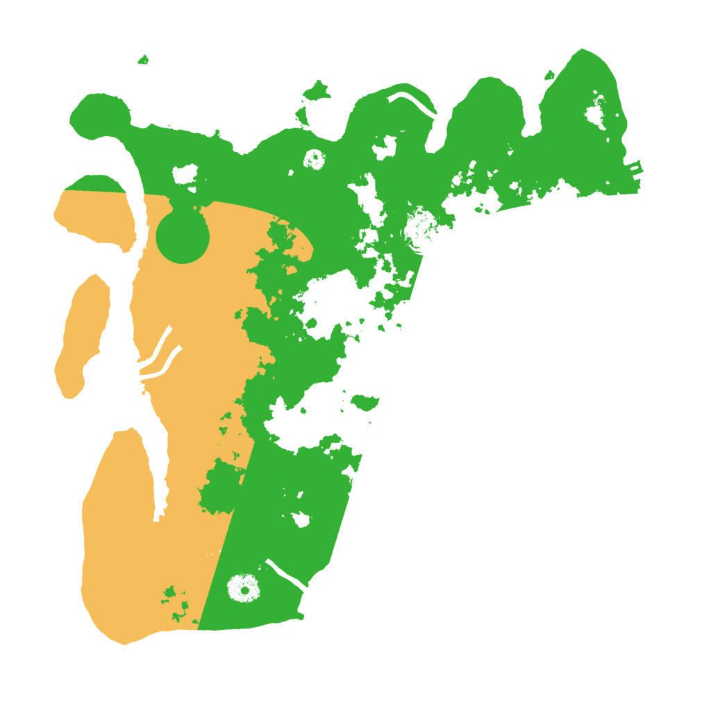 Biome Rust Map: Procedural Map, Size: 3500, Seed: 1501837457