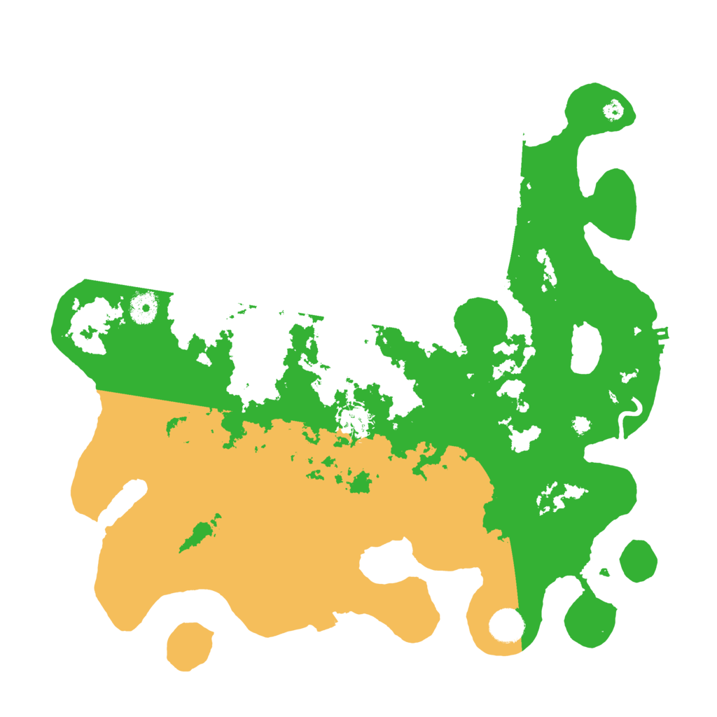 Biome Rust Map: Procedural Map, Size: 3700, Seed: 988748