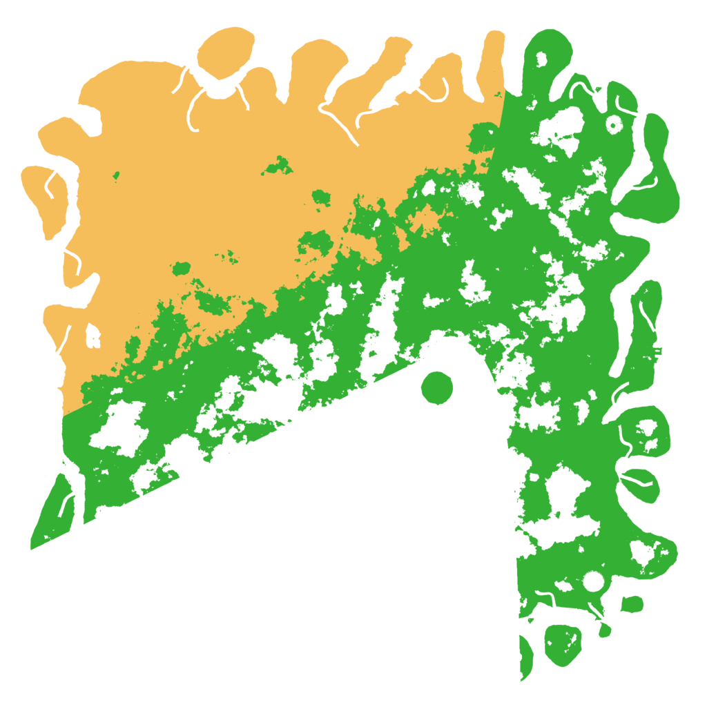 Biome Rust Map: Procedural Map, Size: 6000, Seed: 9001