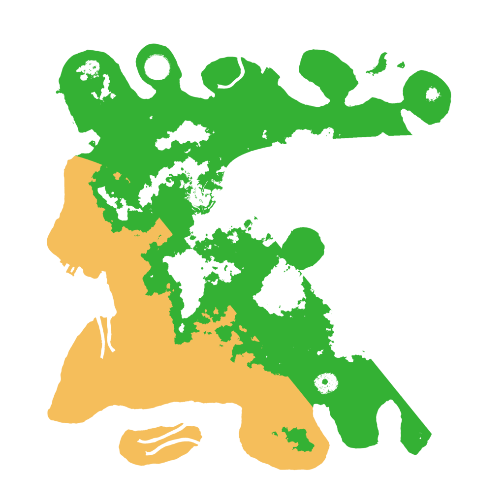 Biome Rust Map: Procedural Map, Size: 3500, Seed: 716751878