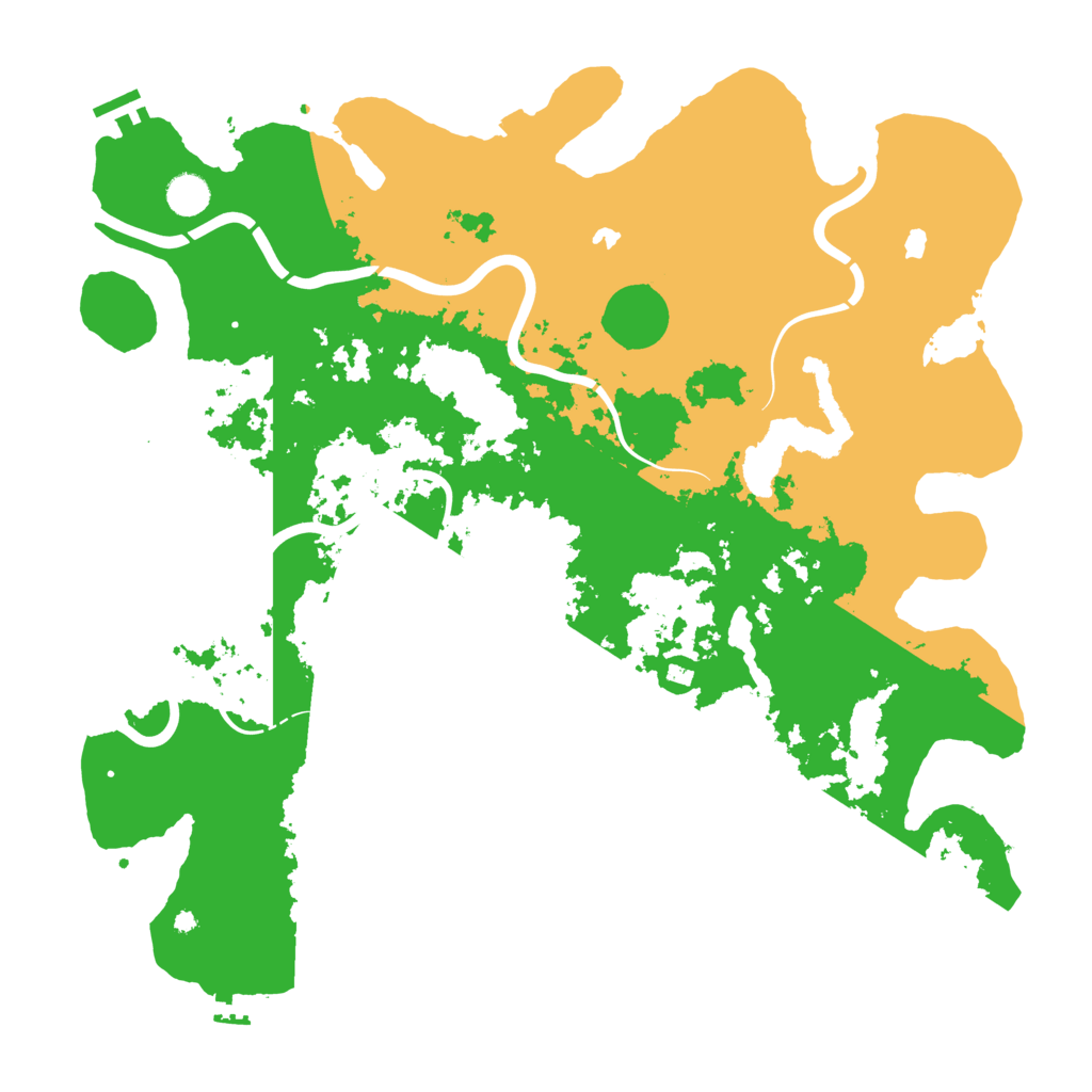 Biome Rust Map: Procedural Map, Size: 4500, Seed: 1590497325