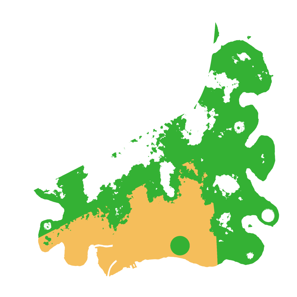 Biome Rust Map: Procedural Map, Size: 4050, Seed: 2036287453