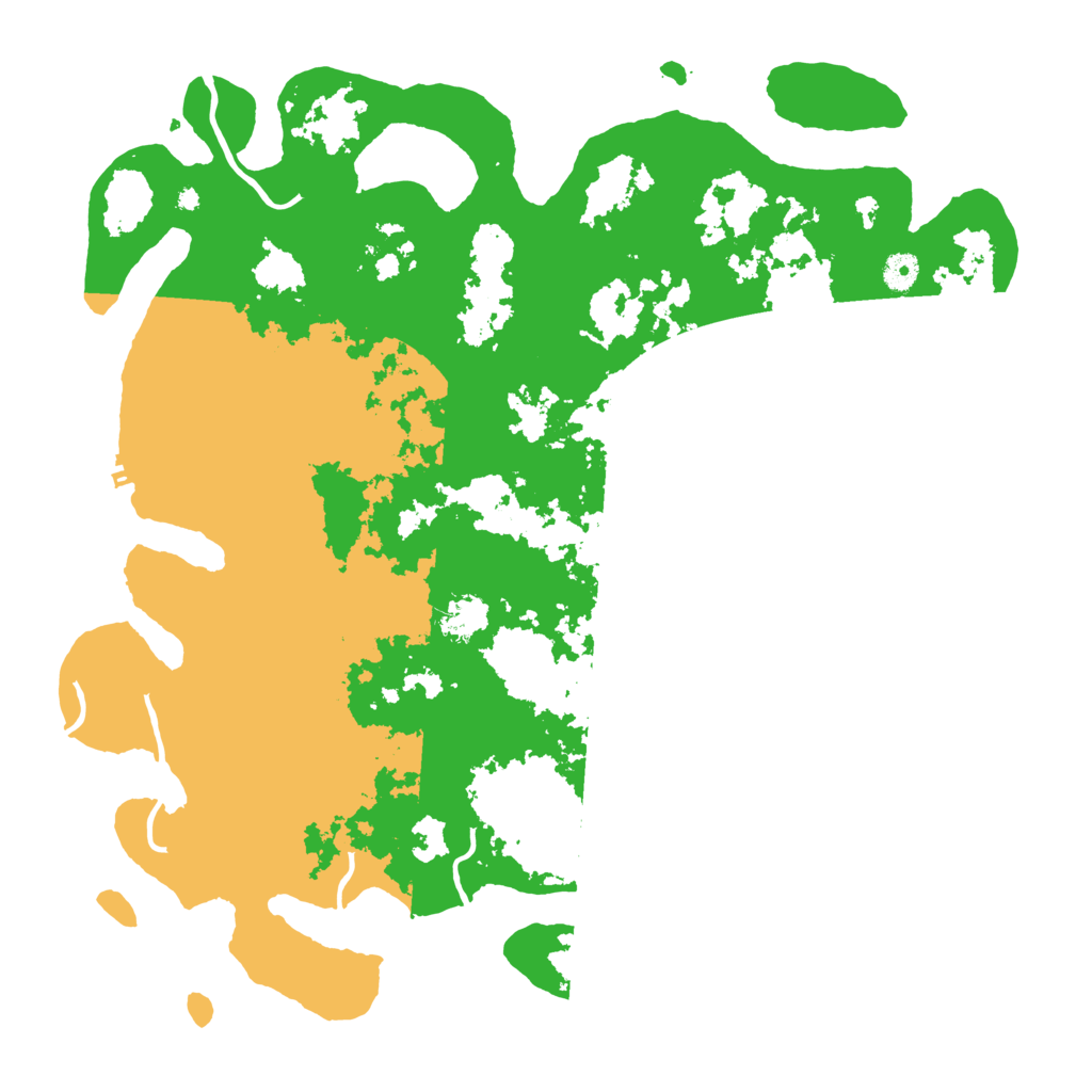 Biome Rust Map: Procedural Map, Size: 4500, Seed: 6423