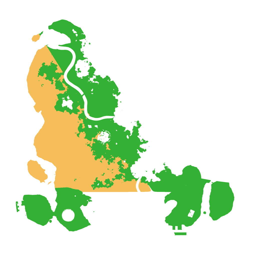 Biome Rust Map: Procedural Map, Size: 3700, Seed: 331226612