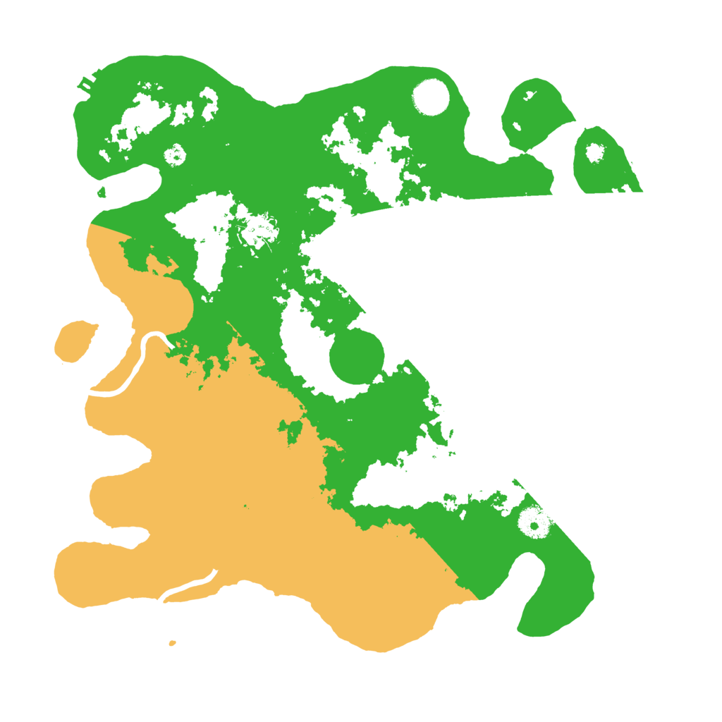 Biome Rust Map: Procedural Map, Size: 3500, Seed: 22506550