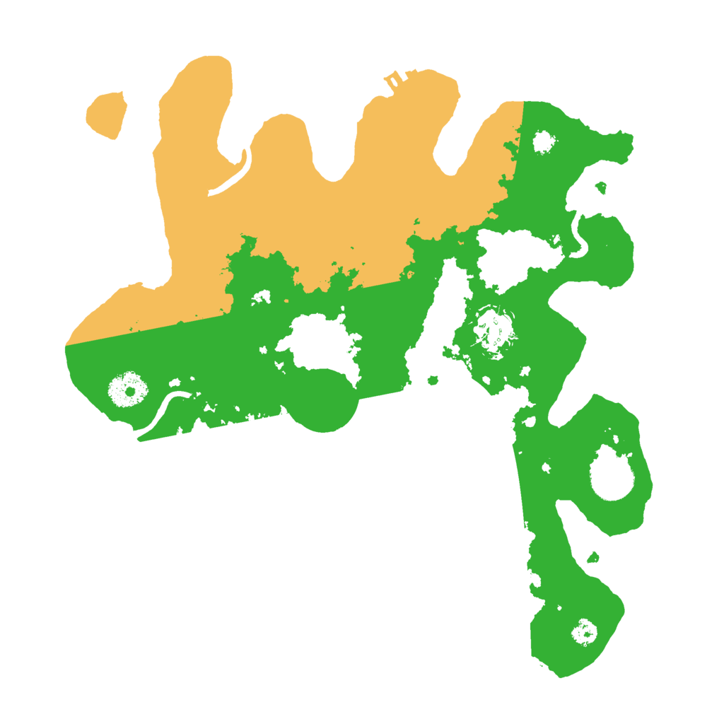 Biome Rust Map: Procedural Map, Size: 3000, Seed: 3700