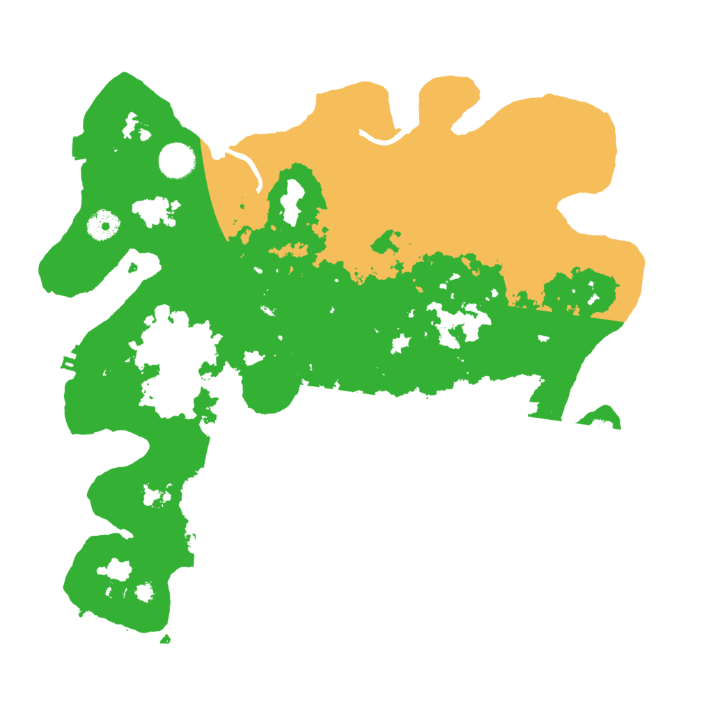 Biome Rust Map: Procedural Map, Size: 3500, Seed: 429815315