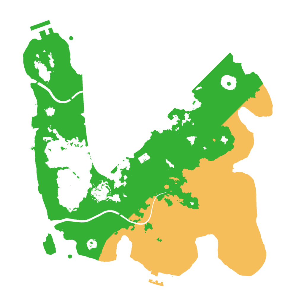 Biome Rust Map: Procedural Map, Size: 3000, Seed: 182038665