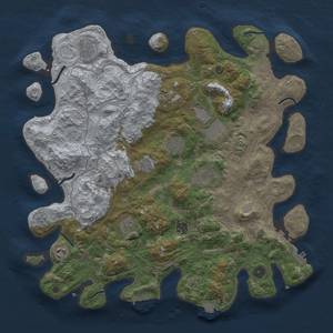 Thumbnail Rust Map: Procedural Map, Size: 4250, Seed: 195972446, 18 Monuments