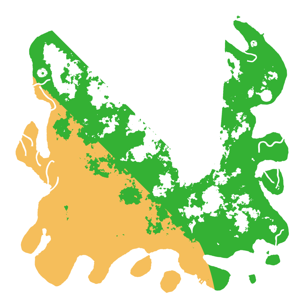 Biome Rust Map: Procedural Map, Size: 4800, Seed: 230190396