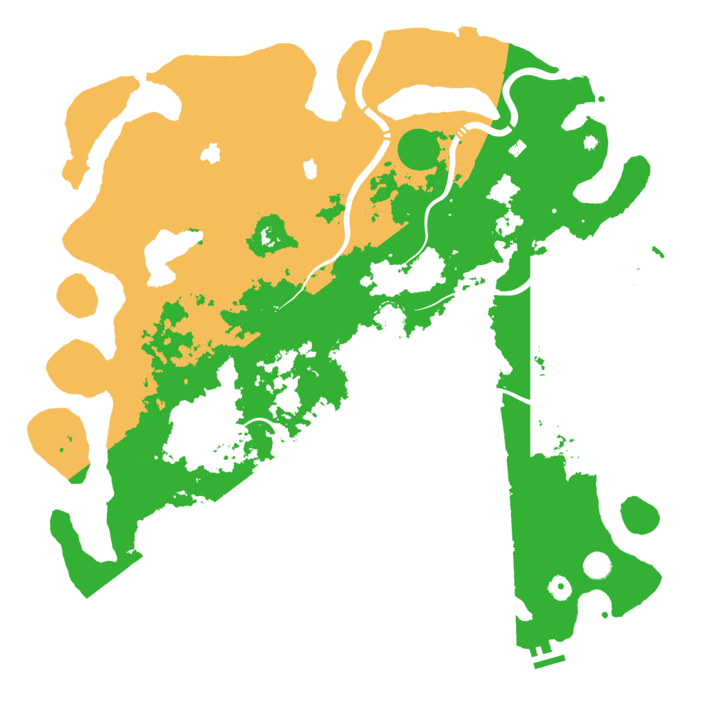 Biome Rust Map: Procedural Map, Size: 4500, Seed: 1514724487