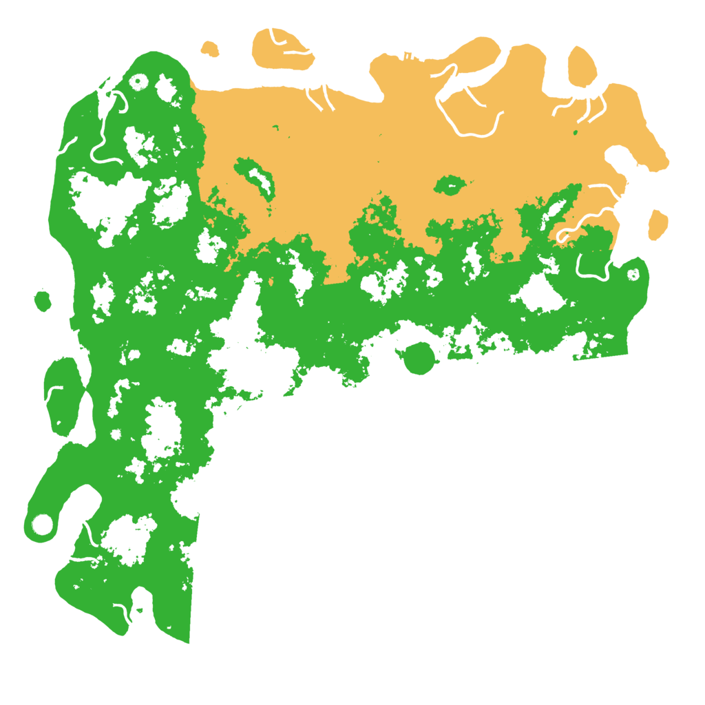 Biome Rust Map: Procedural Map, Size: 6000, Seed: 4440