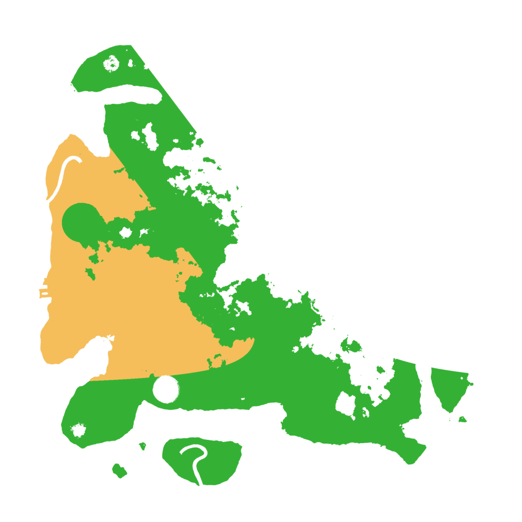 Biome Rust Map: Procedural Map, Size: 3500, Seed: 984604886