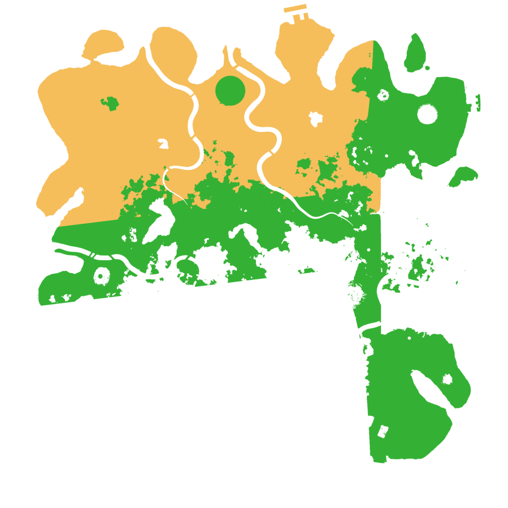 Biome Rust Map: Procedural Map, Size: 4500, Seed: 1443582926