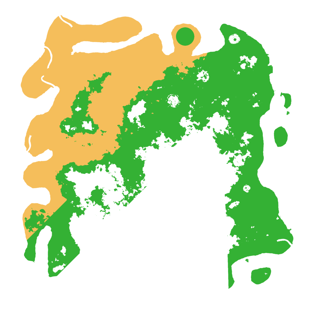 Biome Rust Map: Procedural Map, Size: 4500, Seed: 27343