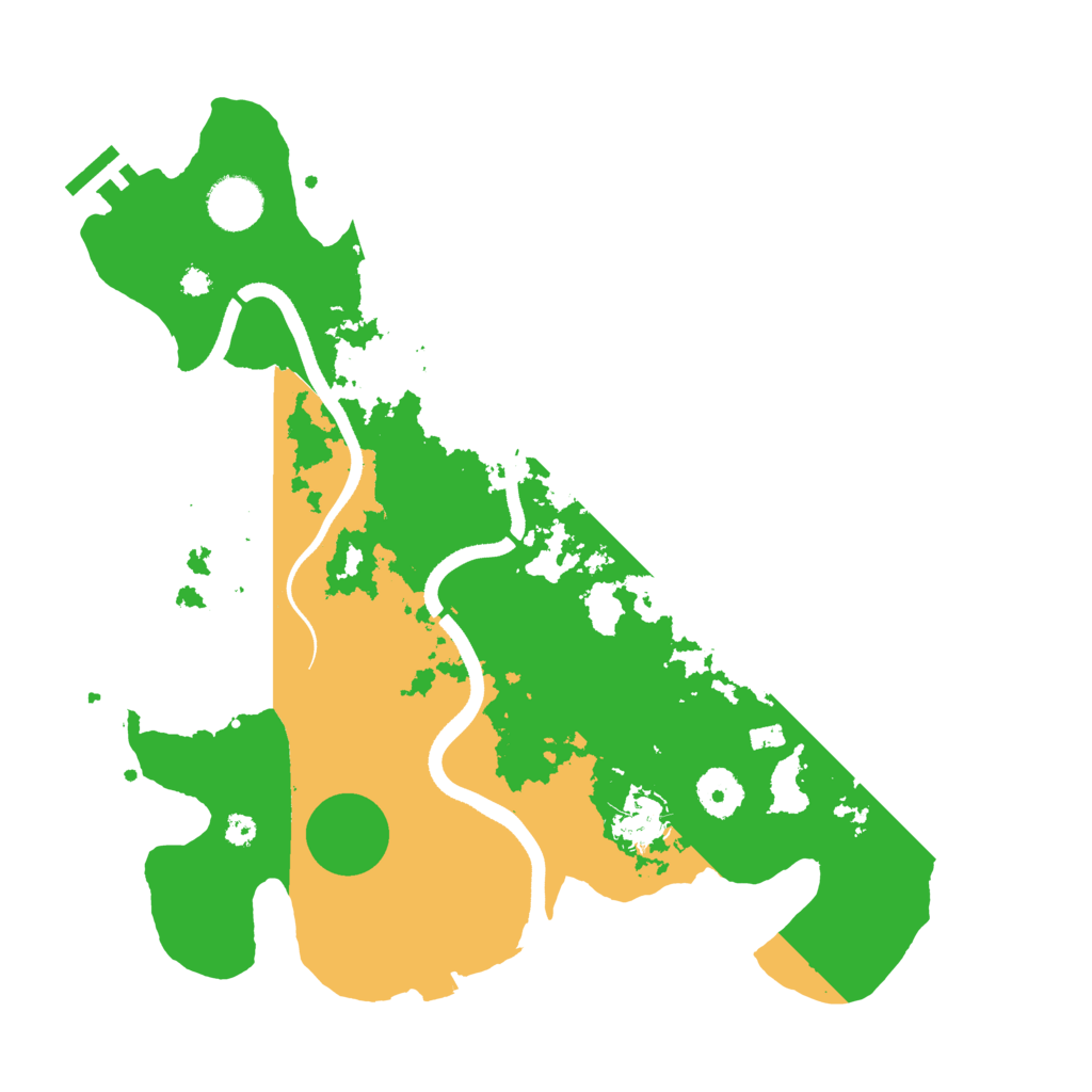 Biome Rust Map: Procedural Map, Size: 3500, Seed: 1265250935