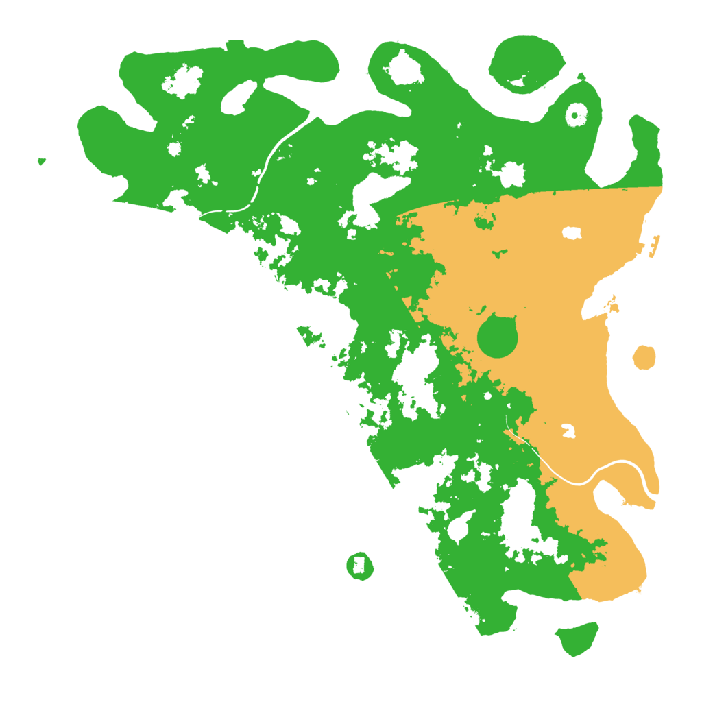 Biome Rust Map: Procedural Map, Size: 4550, Seed: 407