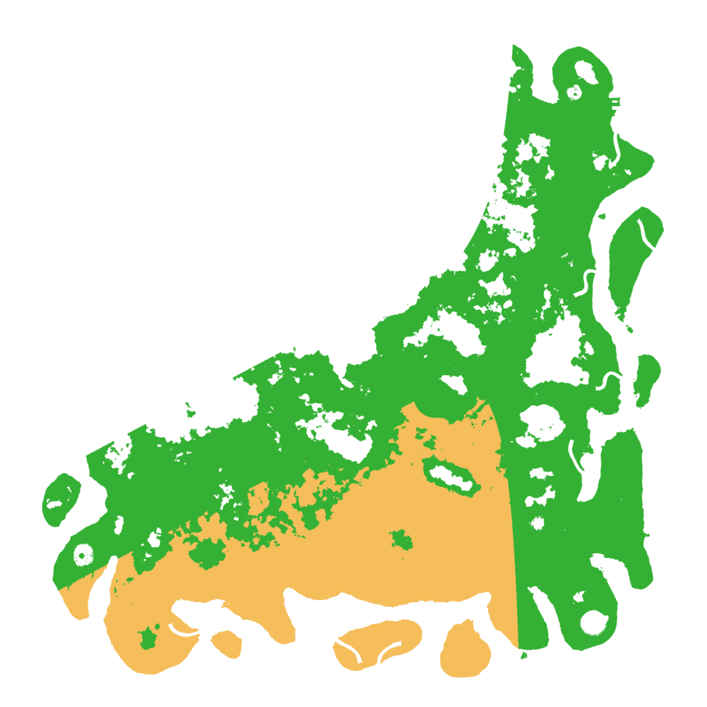 Biome Rust Map: Procedural Map, Size: 5000, Seed: 19834833