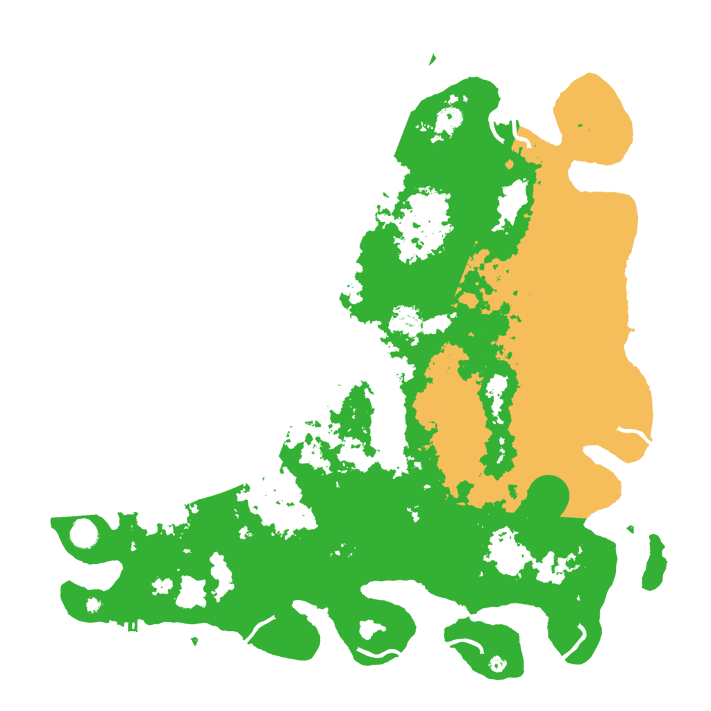 Biome Rust Map: Procedural Map, Size: 4500, Seed: 486508713