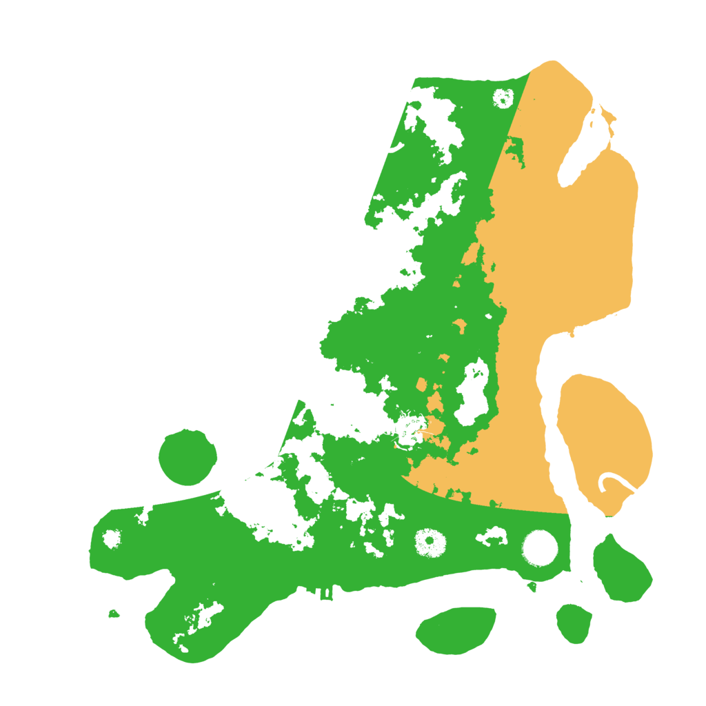 Biome Rust Map: Procedural Map, Size: 3500, Seed: 12488