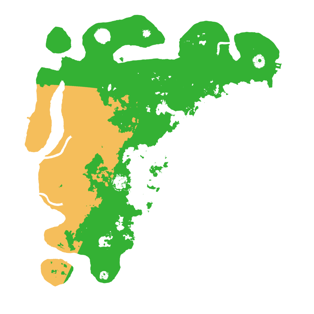 Biome Rust Map: Procedural Map, Size: 3700, Seed: 1319817528