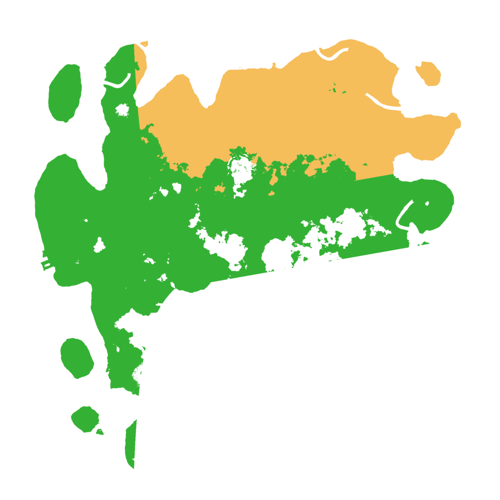 Biome Rust Map: Procedural Map, Size: 3500, Seed: 781109544