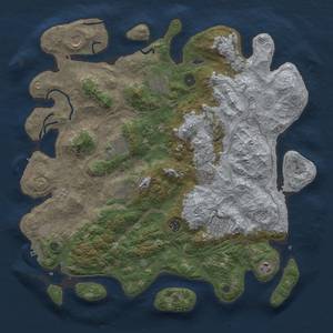 Thumbnail Rust Map: Procedural Map, Size: 4250, Seed: 11579114, 17 Monuments