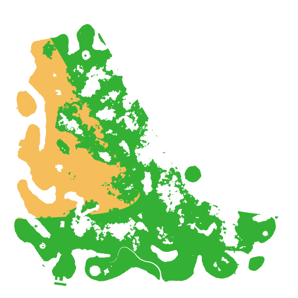 Biome Rust Map: Procedural Map, Size: 5000, Seed: 61730