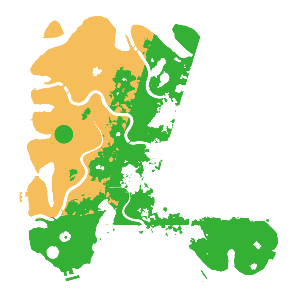 Biome Rust Map: Procedural Map, Size: 4250, Seed: 37546