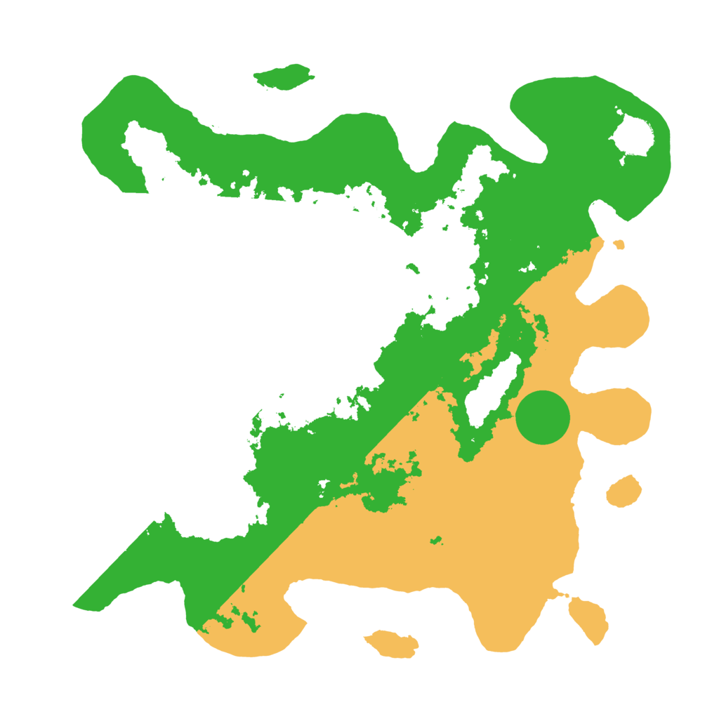 Biome Rust Map: Barren, Size: 3500, Seed: 787741172