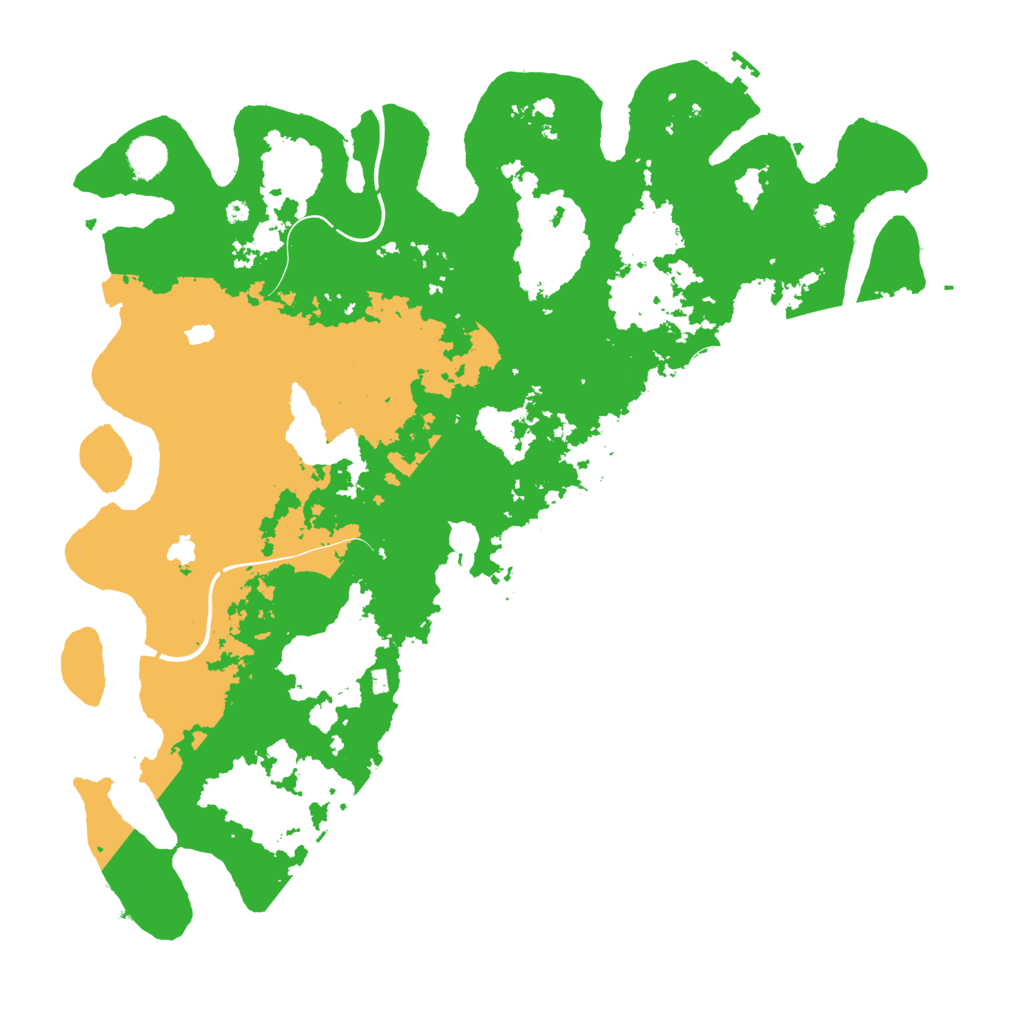 Biome Rust Map: Procedural Map, Size: 4500, Seed: 119083867