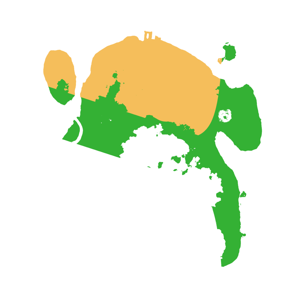 Biome Rust Map: Procedural Map, Size: 2367, Seed: 54325573