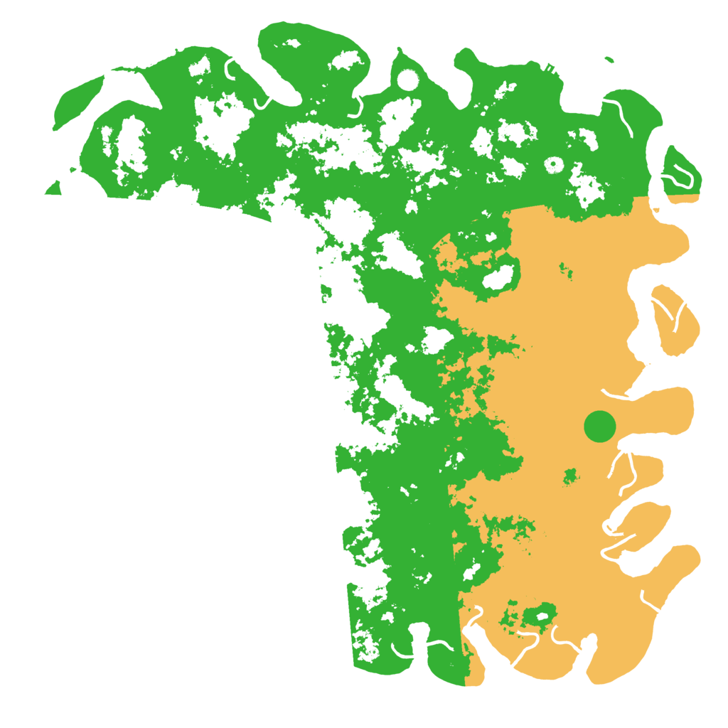 Biome Rust Map: Procedural Map, Size: 6000, Seed: 14081978