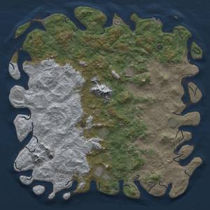 Thumbnail Rust Map: Procedural Map, Size: 6000, Seed: 14081978, 18 Monuments