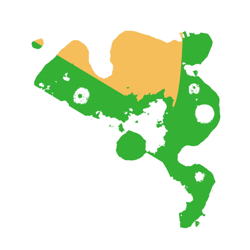 Biome Rust Map: Procedural Map, Size: 2333, Seed: 19100648
