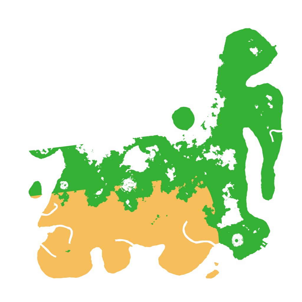 Biome Rust Map: Procedural Map, Size: 3700, Seed: 1515012086